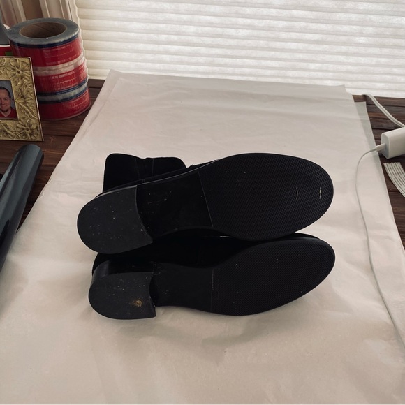 C La Canadienne Perla Black Genuine Suede Leather Waterproof Ankle Boots Size 9 - Picture 9 of 16